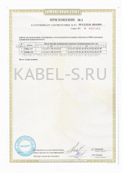 Таможенный сертификат СБВнг-LS 3х185