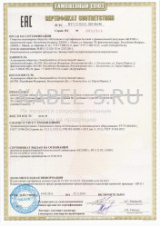 Таможенный сертификат КГВЭВ 2х1 Таможенный сертификат КГВЭВ 2х1