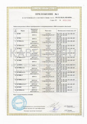 Таможенный сертификат КГВЭВ 2х1 Таможенный сертификат КГВЭВ 2х1