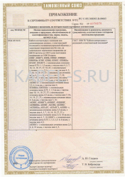 Сертификат соответствия АКВВБ 5х2,5 Сертификат соответствия АКВВБ 5х2,5