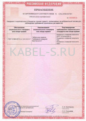 Сертификат пожарной безопасности ППГнг-HF 5х16 Сертификат пожарной безопасности ППГнг-HF 5х16
