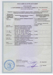 Сертификат пожарной безопасности ППГнг-HF 5х16 Сертификат пожарной безопасности ППГнг-HF 5х16