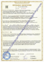 Таможенный сертификат ППГнг-HF 5х16 Таможенный сертификат ППГнг-HF 5х16