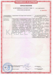 Сертификат пожарной безопасности ППГнг-HF 5х16 Сертификат пожарной безопасности ППГнг-HF 5х16