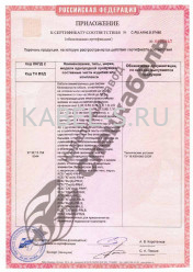 Сертификат пожарной безопасности КСБГКнг(А)-FRHF 2х2х2 Сертификат пожарной безопасности КСБГКнг(А)-FRHF 2х2х2