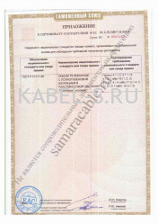 Таможенный сертификат ТЗПАБп 14х4х1,2 Таможенный сертификат ТЗПАБп 14х4х1,2