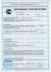 Сертификат соответствия ПвВ 1х185/25