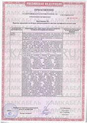Сертификат соответствия ПвВ 1х185/25