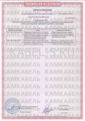 Сертификат соответствия АВВГнг-LS (1 кВ) 1х50 (ож) Сертификат соответствия АВВГнг-LS (1 кВ) 1х50 (ож)