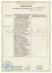 Сертификат соответствия АКВВГнг 5х0,75 Сертификат соответствия АКВВГнг 5х0,75