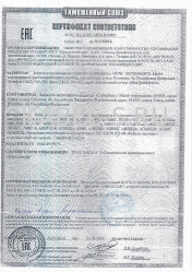 Таможенный сертификат ВВГ 2х25 (ож) Таможенный сертификат ВВГ 2х25 (ож)